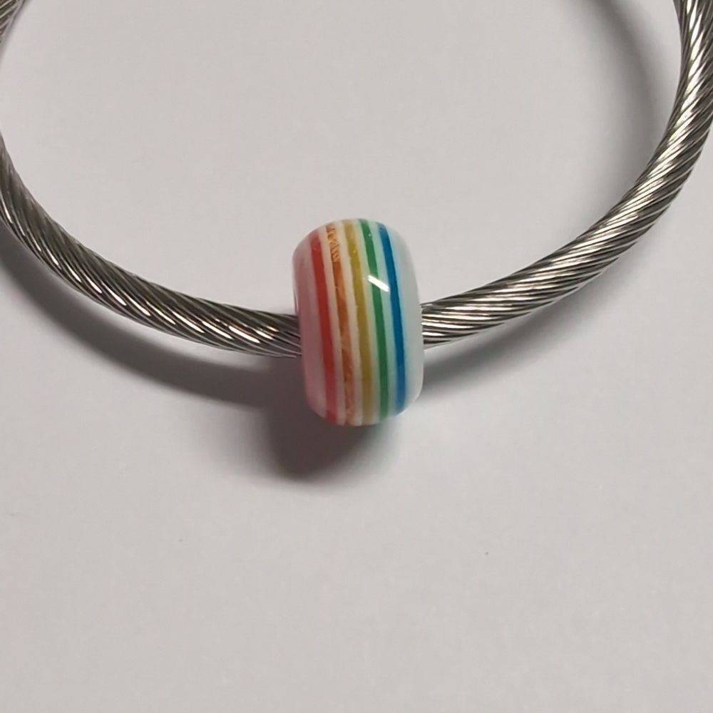 Rainbow Charm for Pandora‎ Style Bracelet